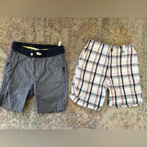 EUC Lot Of 2 Boys H & M Size 4 / 5 Adjustable Summer Spring Shorts